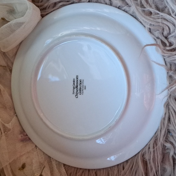 Vtg Spring Garden China Blossom Collection Fine Porcelain China Luncheon Plate - Picture 5 of 6